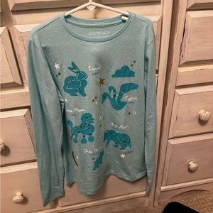 Crew cuts girl’s blue long sleeved shirt horoscopes nwt